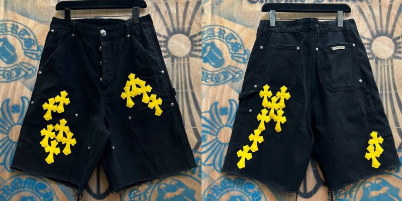 Дънкови къси панталони с прав силует, хип-хоп стил, 100% памук, средна талия, копче за закопчаване