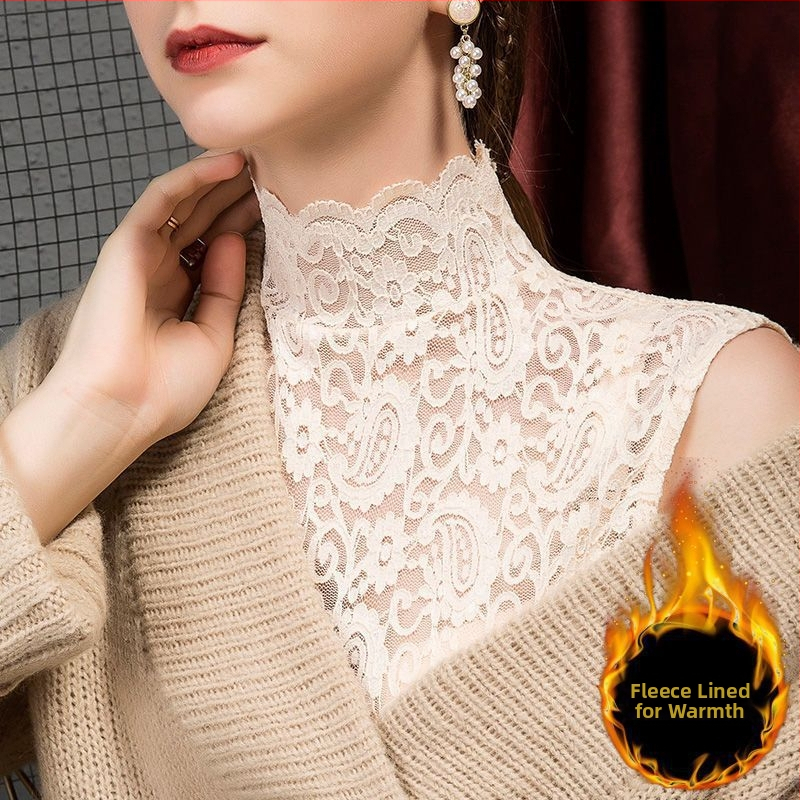 Γυναικείο αμάνικο τοπ με δαντέλα και κέντημα, ύφασμα βαμβάκι-βισκόζη, στρογγυλός λαιμός, χαλαρή γραμμή, κανονικό μήκος