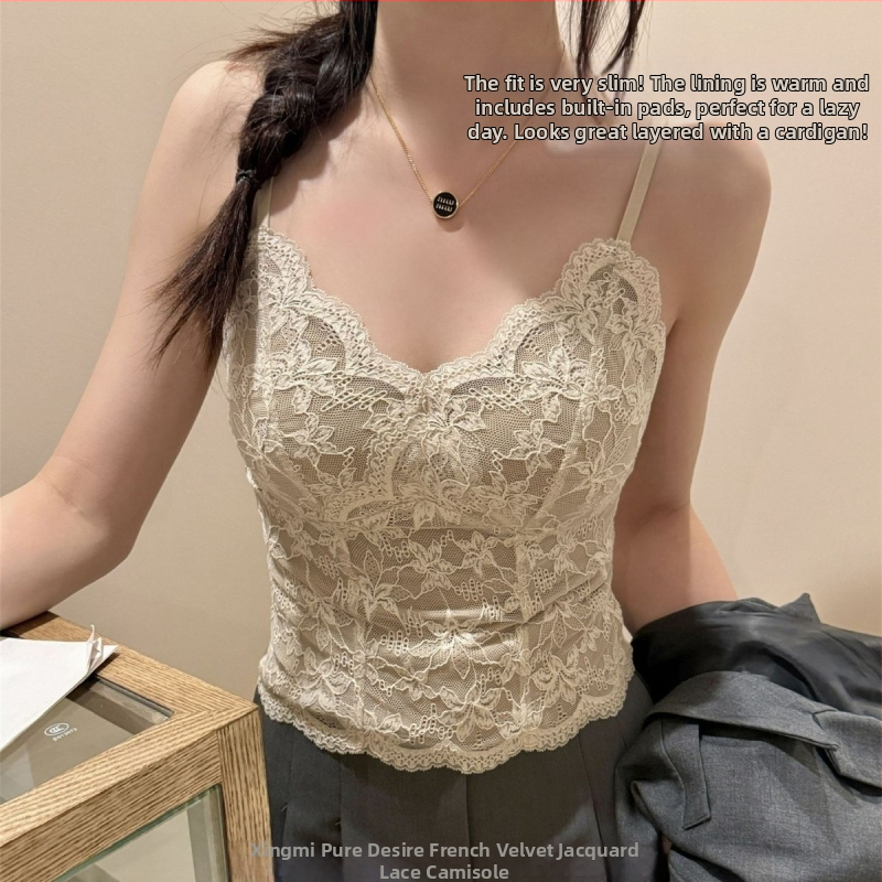 Xingmi 6099 Mežģīņu garš kamizols ar pildītiem kausiem, dziļš V kakls, 3/4 kauss, stingras dubultās siksnas