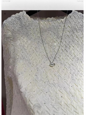 Γυναικείο T-shirt από πολυεστέρα, μακρύ μανίκι, στρογγυλή λαιμόκοψη, στενή γραμμή, Φθινόπωρο 2025