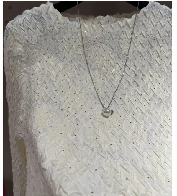 Γυναικείο T-shirt από πολυεστέρα, μακρύ μανίκι, στρογγυλή λαιμόκοψη, στενή γραμμή, Φθινόπωρο 2025