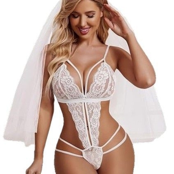 Body din dantelă pentru femei, decolteu adânc în V, material principal nylon, țesătură subțire, lansare vară 2024