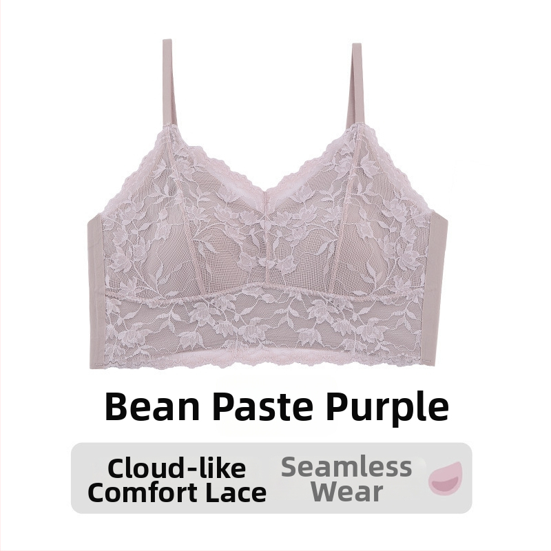 Bez plecu mežģīņu krūšturis bez siksniņām ar trusīša ausām kausu, plāni formēti kausi, galvenais audums neilons, iekšpuse spandex