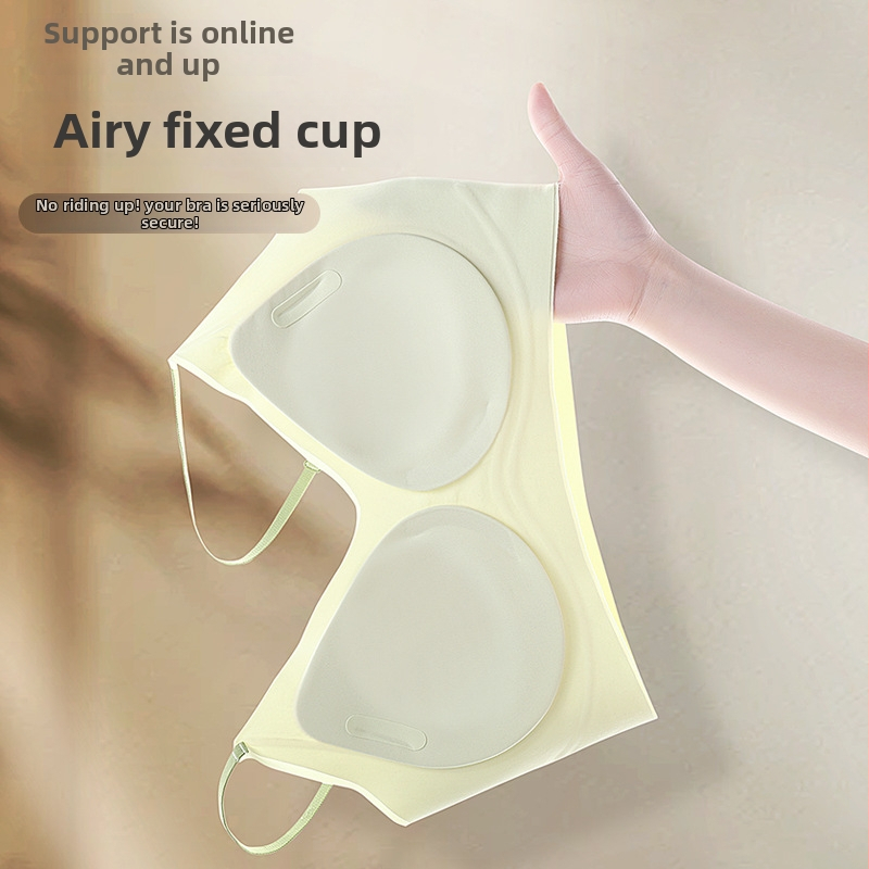 Push-Up podprsenka s jemnou oporou, zberanie bočných prs, 3/4 latexové košíčky, nylonový materiál, pevné dvojité ramienka