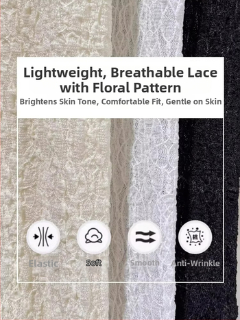 Sieviešu rudens‑ziemas mežģīņu bāzes tops ar garām piedurknēm, puse augsta apkakle, slaids piegriezums, 70–80% poliester