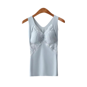 Ilga nėrinių liemenėlė vest stiliaus, su pilnu puodeliu ir plonais formuojamais puodeliais, pagrindinis audinys nailonas, liemenėlės pamušalas medvilnė 70–80%, fiksuoti dvigubi dirželiai