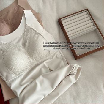 Mežģīņu vestveida apakšveļa ar antibakteriālu aizsardzību un siltuma uzglabāšanu, 3/4 kausa forma, plāns veidots, fiksētas siksnas, neilons 80–90%