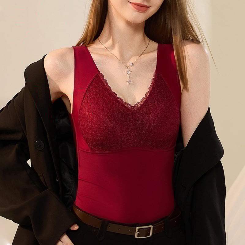 Mežģīņu vestveida apakšveļa ar antibakteriālu aizsardzību un siltuma uzglabāšanu, 3/4 kausa forma, plāns veidots, fiksētas siksnas, neilons 80–90%