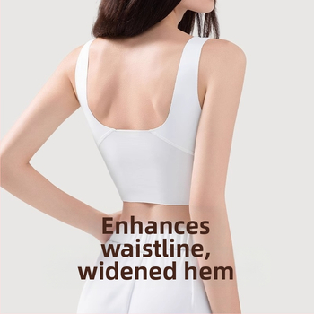 Mežģīnīts bezšuvju krūšturis no neilona ar muguras vestes stila dizainu, elpojošs, sānu krūšu savākšana