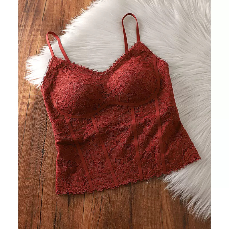 Mežģīņu vestes ar integrētām krūšu spilventiņiem, neilona audums, krūšu kauss 1/2, krūšu formas: plāns augšā, biezs apakšā