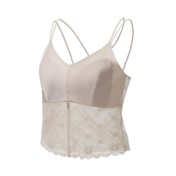 Satīna zīda bralette ar krustotām siksnām mugurē, 100% mulberija zīds, latexa pildījumi krūzītēs, stingras dubultās plecu siksnas