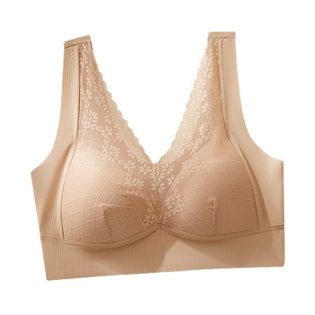 Bešīzijas mežģīņu bralet ar V kaklu, led-silkas audums, fiksētas dubultās siksnas, pilna kausa ar ultratālu veidlējuma putas