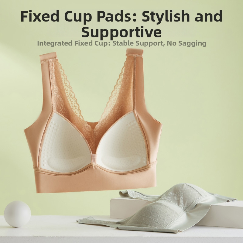 Bešīzijas mežģīņu bralet ar V kaklu, led-silkas audums, fiksētas dubultās siksnas, pilna kausa ar ultratālu veidlējuma putas