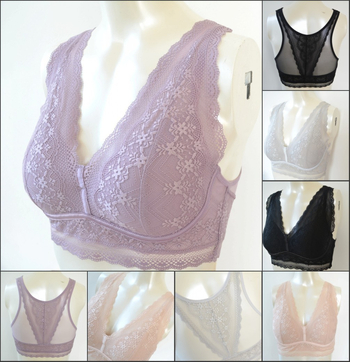 Bezvadu krūšturis no mežģīnes un neilona, pilns kauss ar plānu formētu iekšējo, fiksētās dubultās siksnas, kokvilnas oderde, elpojošs muguras dizains