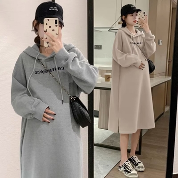 Kostim s midi suknjom, 95% pamuk, dugi rukavi, petal sleeves, street fashion stil