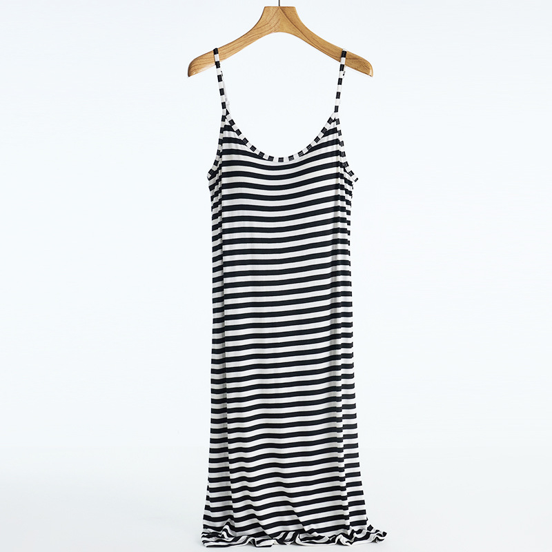 Materninska duga haljina bez rukava s okruglim izrezom i ugrađenim umetkom za prsa, viskoza (90–95%), jednobojna, princes stil