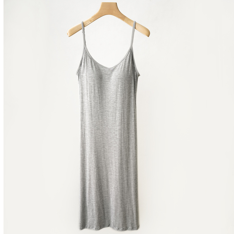 Materninska duga haljina bez rukava s okruglim izrezom i ugrađenim umetkom za prsa, viskoza (90–95%), jednobojna, princes stil