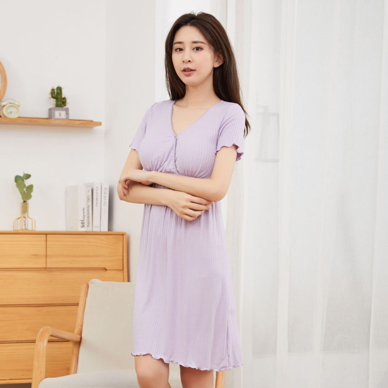 rochie cu decolteu în V, mânecă 3/4, material modal, 95% fibră de celuloză regenerată, lungime midi