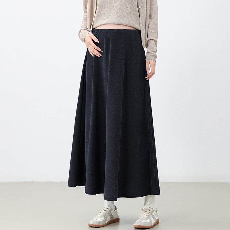 Suknja – A-linija, srednja duljina, 95% poliester 5% spandex, jesen 2025