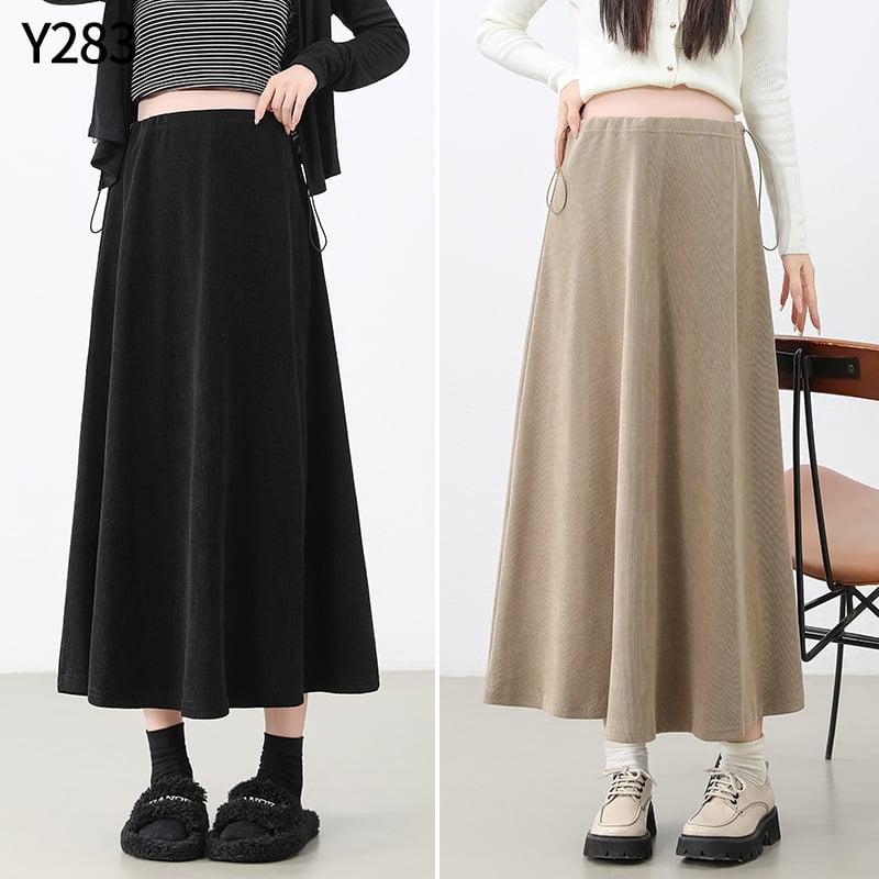 Suknja – A-linija, srednja duljina, 95% poliester 5% spandex, jesen 2025