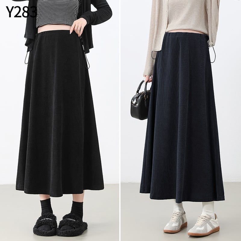 Suknja – A-linija, srednja duljina, 95% poliester 5% spandex, jesen 2025