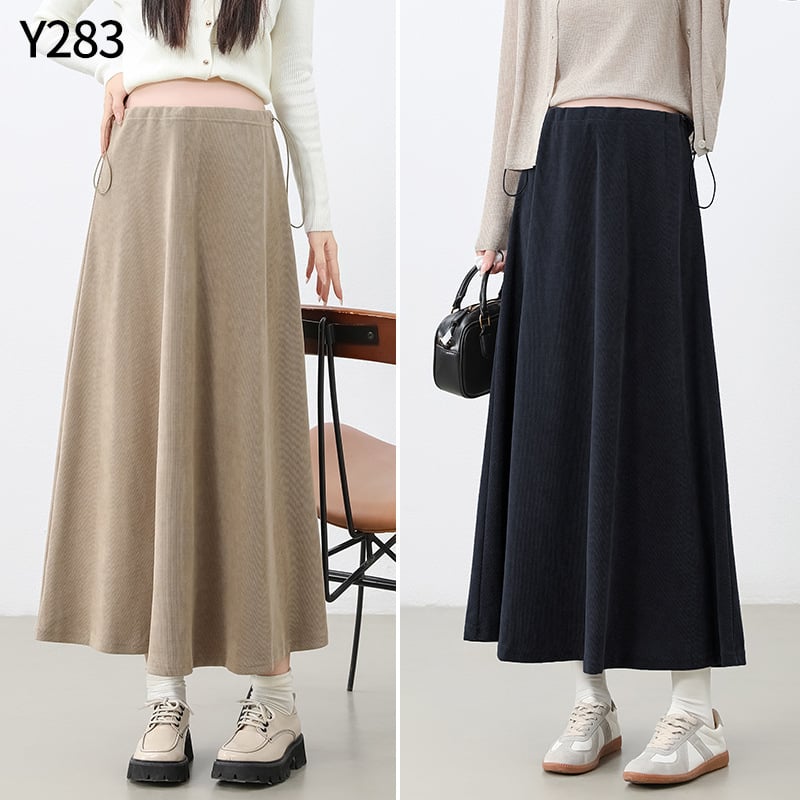 Suknja – A-linija, srednja duljina, 95% poliester 5% spandex, jesen 2025