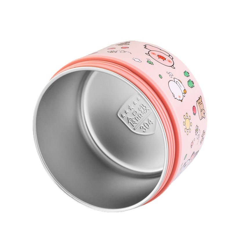 304 rozsdamentes acélból készült hőszigetelt ebédes doboz, többszintű osztályozó kialakítás, mikrohullámú sütőben használható, testreszabás elérhető