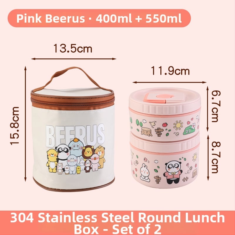 304 rozsdamentes acélból készült hőszigetelt ebédes doboz, többszintű osztályozó kialakítás, mikrohullámú sütőben használható, testreszabás elérhető