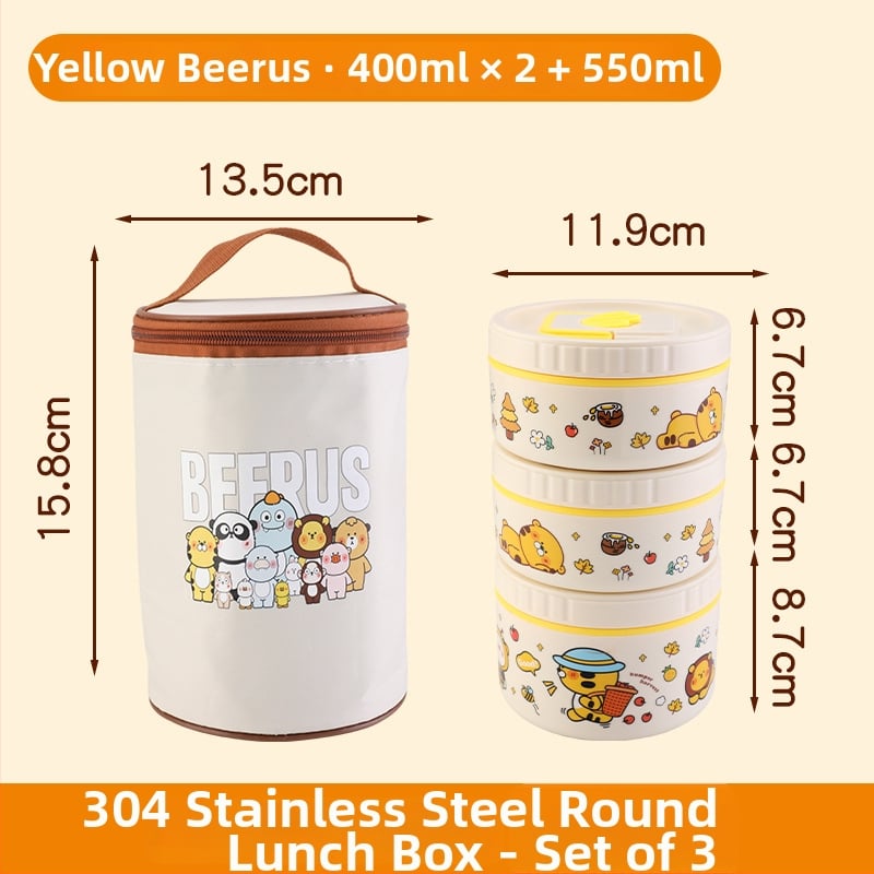 304 rozsdamentes acélból készült hőszigetelt ebédes doboz, többszintű osztályozó kialakítás, mikrohullámú sütőben használható, testreszabás elérhető