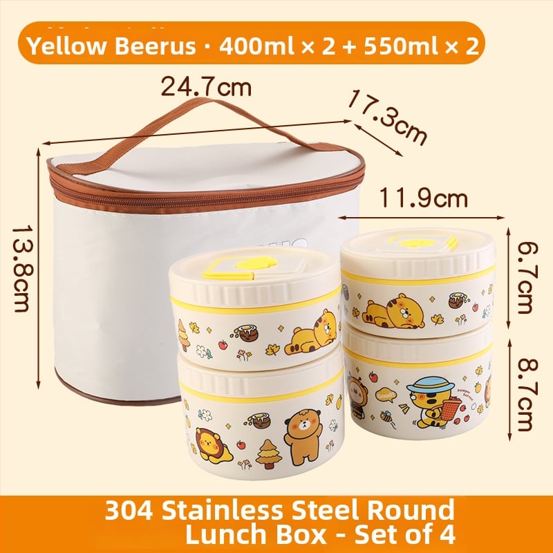 304 rozsdamentes acélból készült hőszigetelt ebédes doboz, többszintű osztályozó kialakítás, mikrohullámú sütőben használható, testreszabás elérhető