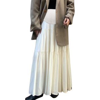 Snow meifu fustă maternitate cake, lungă, poliester 30–50%, stil proaspăt și dulce, primăvara 2025