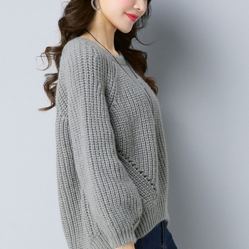 Pulover tricotat Ice Silk pentru femei – guler rotund, mâneci prințese, primăvara 2025, detaliu cusut