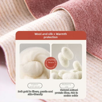 Σετ μητρικού θερμικού εσωρούχου για θηλασμό — φθινοπωρινό-χειμερινό, φούτερ κορυφή και παντελόνια, πολυεστερικό κατιονικό ύφασμα, 181–200 g/m², στρογγυλός λαιμός, μακριά μανίκια