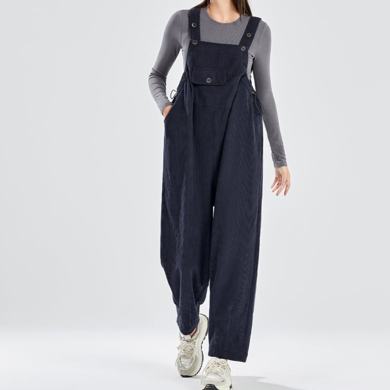 Παντελόνια εγκύων με τιράντες - corduroy, πολυεστέρας 90–95%, Spandex <30%, Micro-elastic, Φθινόπωρο 2024