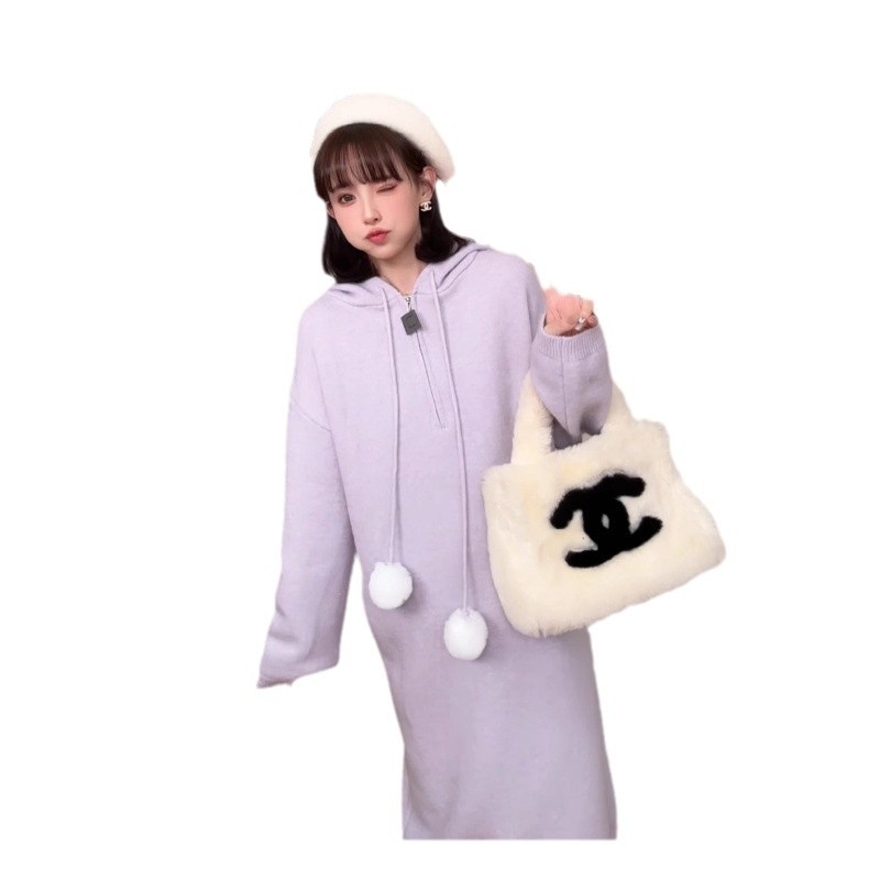 HY Платье трикотажно, кръгло деколте, дълги ръкави, найлон 95%+, midi дължина, фея пола, моделована при висока температура