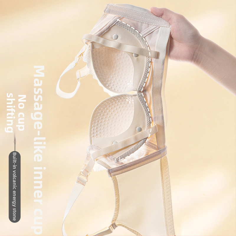 Pēcdzemdību zīdīšanas krūšturis ar priekšējo sprādzes aizdari, anti-sagging atbalsts, plānas veidotas krūšu kupas, noņemamas dubultās siksnas