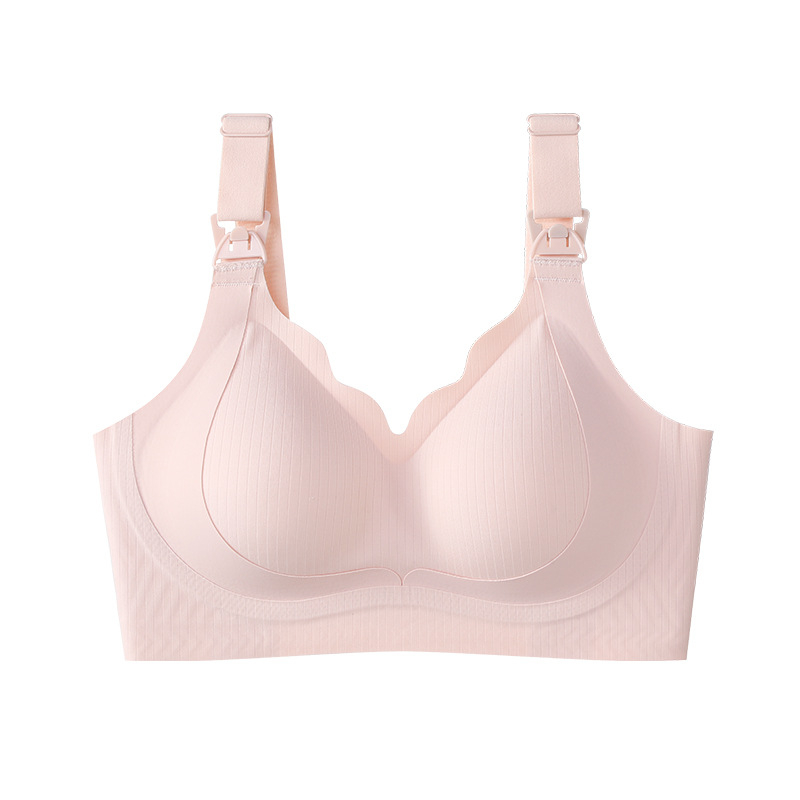 Sutien za dojenje, tanak model, dvostruko podizanje, meka podrška, bez žice, donje rublje za trudnice