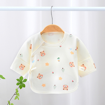 Zīdaiņu kokvilnas tops, universāls, 100% kokvilna, visu sezonu, apaļš kakls