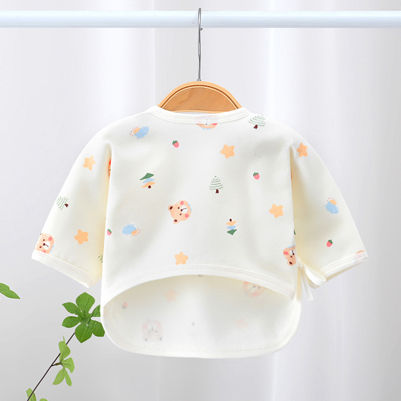 Zīdaiņu kokvilnas tops, universāls, 100% kokvilna, visu sezonu, apaļš kakls