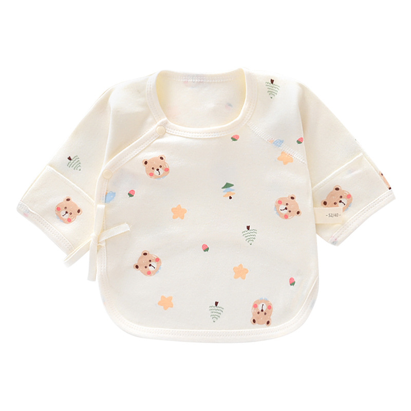 Zīdaiņu kokvilnas tops, universāls, 100% kokvilna, visu sezonu, apaļš kakls