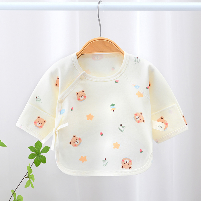 Zīdaiņu kokvilnas tops, universāls, 100% kokvilna, visu sezonu, apaļš kakls