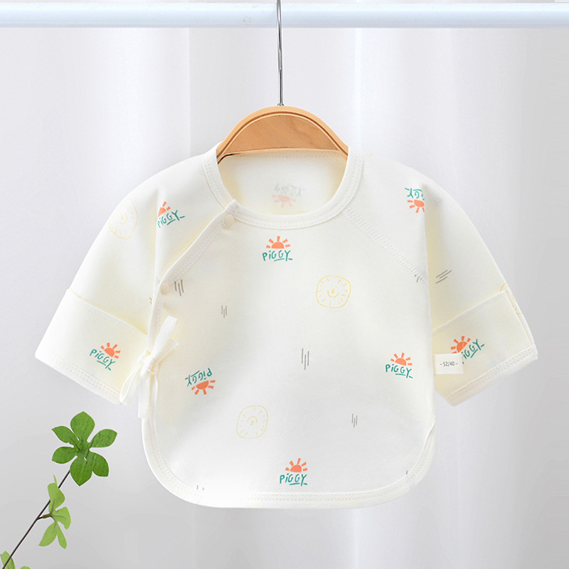 Zīdaiņu kokvilnas tops, universāls, 100% kokvilna, visu sezonu, apaļš kakls