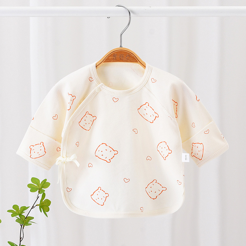 Zīdaiņu kokvilnas tops, universāls, 100% kokvilna, visu sezonu, apaļš kakls