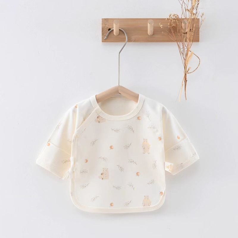 Zīdaiņu kokvilnas tops, universāls, 100% kokvilna, visu sezonu, apaļš kakls