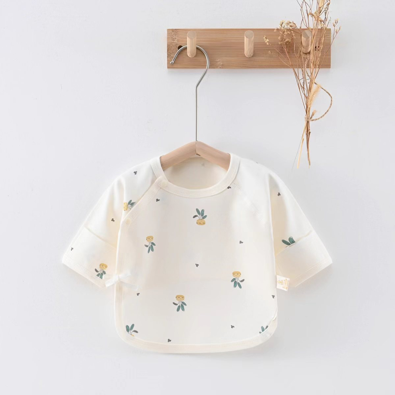 Zīdaiņu kokvilnas tops, universāls, 100% kokvilna, visu sezonu, apaļš kakls