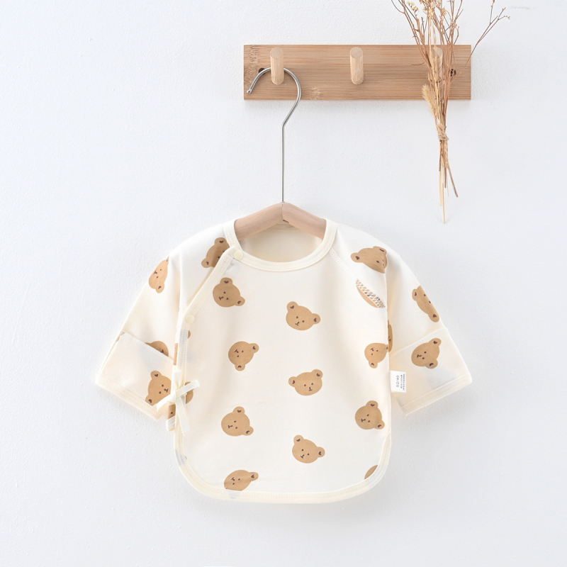 Zīdaiņu kokvilnas tops, universāls, 100% kokvilna, visu sezonu, apaļš kakls