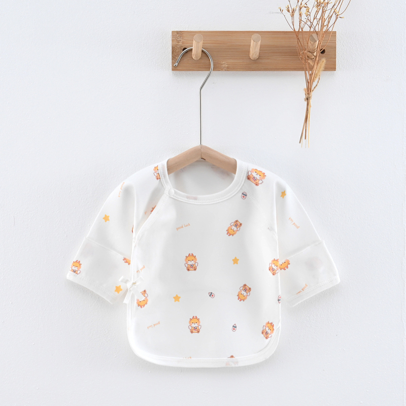 Zīdaiņu kokvilnas tops, universāls, 100% kokvilna, visu sezonu, apaļš kakls