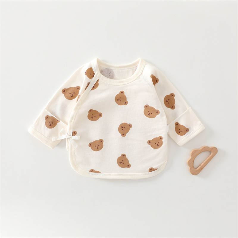 Zīdaiņu kokvilnas tops, universāls, 100% kokvilna, visu sezonu, apaļš kakls