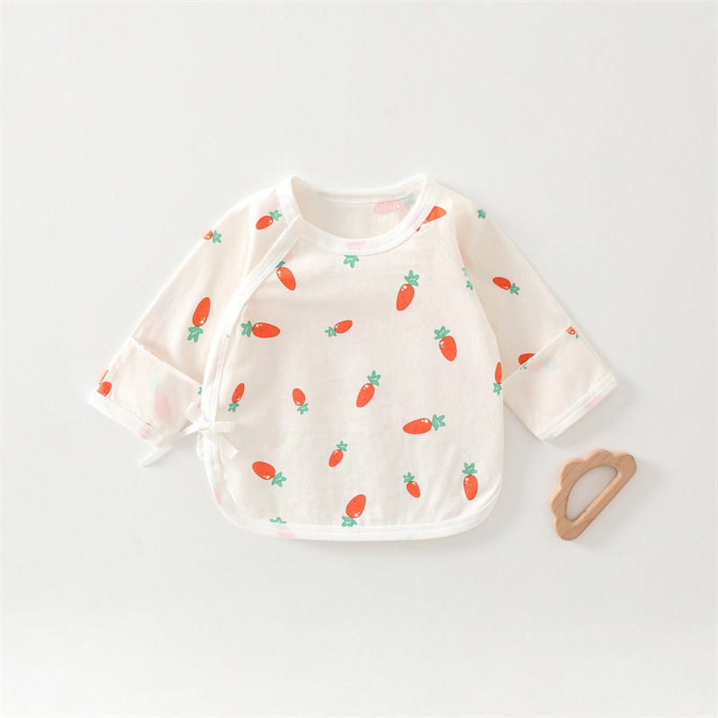 Zīdaiņu kokvilnas tops, universāls, 100% kokvilna, visu sezonu, apaļš kakls