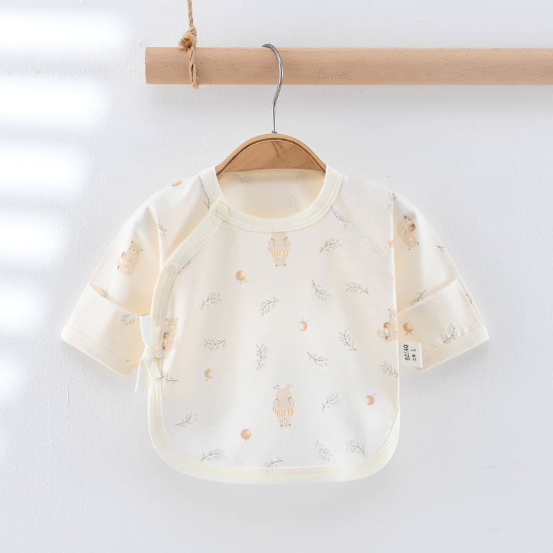 Zīdaiņu kokvilnas tops, universāls, 100% kokvilna, visu sezonu, apaļš kakls